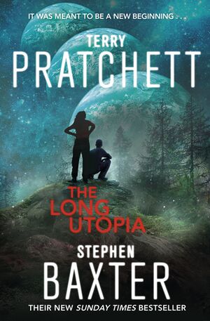 Paperback cover art of The Long Utopia